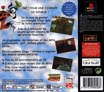 Disney Dingo Une Journee de Dingue! (FR) box cover back